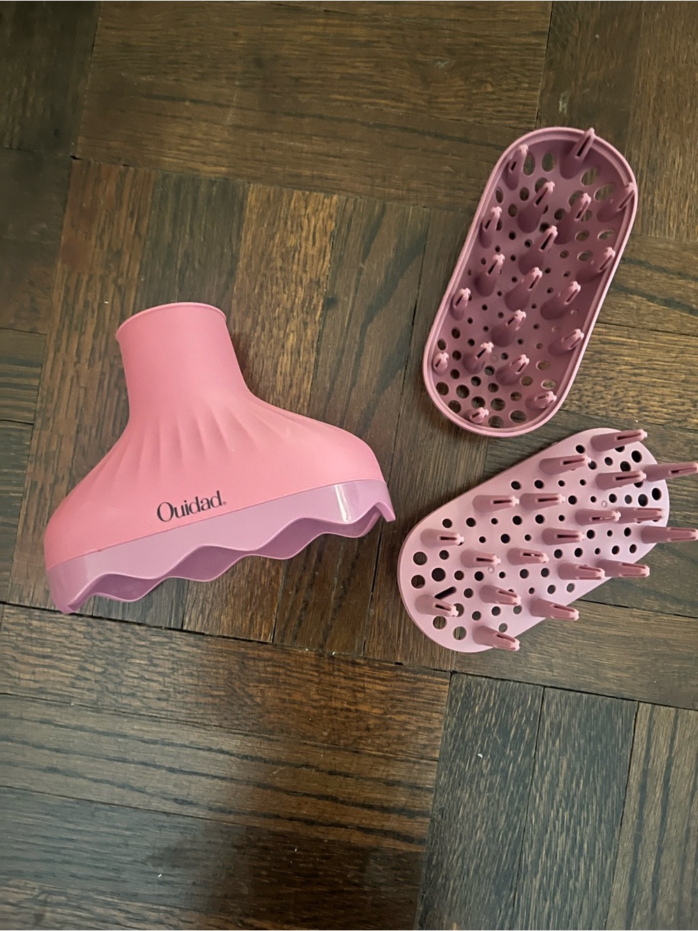 Pink Diffuser Hair Dryer Attachment - Lightweight Curl Enhancer